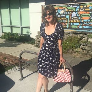 Maeve Anthropologie Fern Ruched Dress